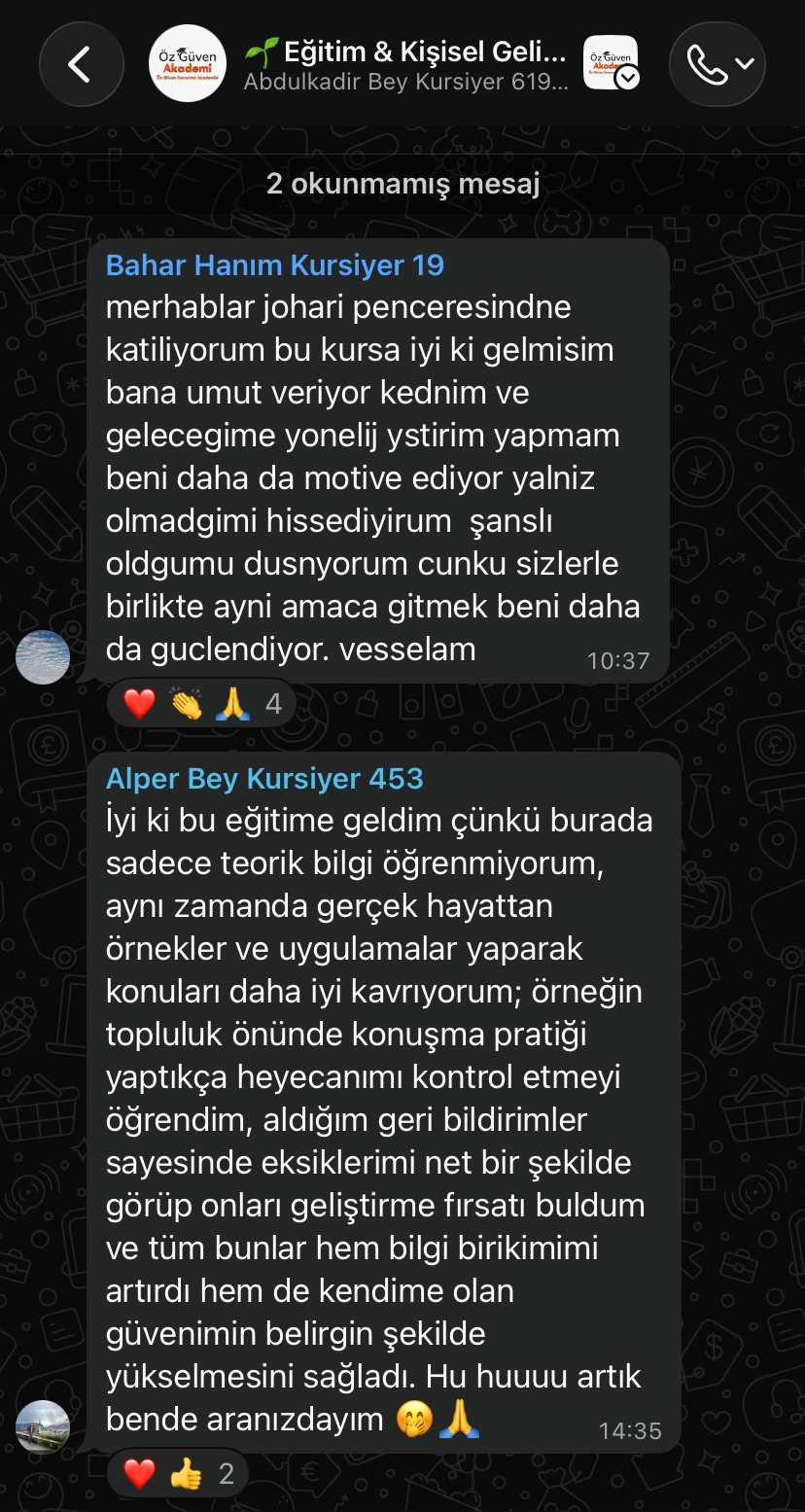 Danışan geri bildirimi