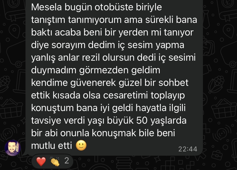 Danışan geri bildirimi